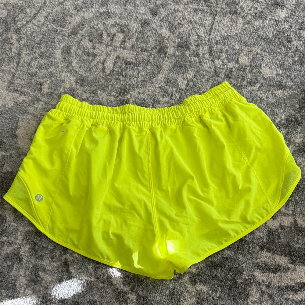 lululemon athletica Women's Bright Yellow Athletic Shorts